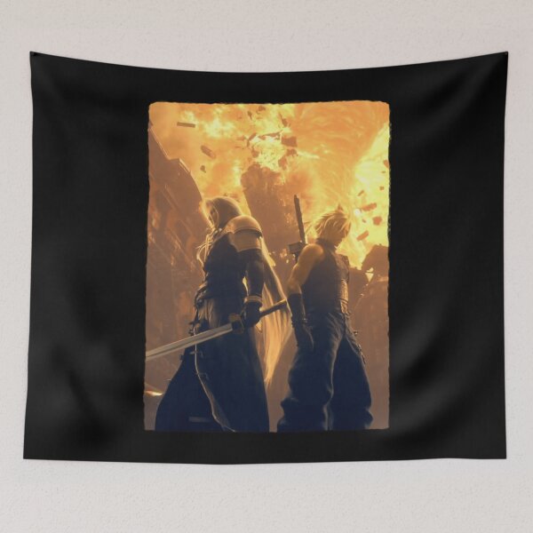 Item preview, Final Fantasy VII Remake - Cloud and Sephiroth Classic . designed and sold by chivasbever.