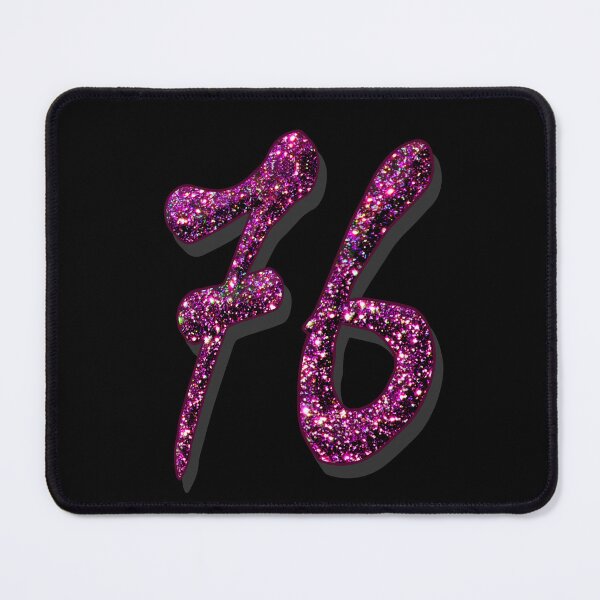 Item preview, Number 76 in purple pink glitter designed and sold by GlamourChick.