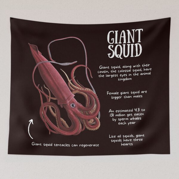Item preview, Giant Squid Fun Facts designed and sold by KyleNesas.