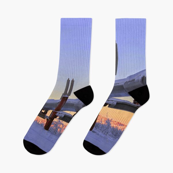 Item preview, Alaska Pipeline, Winter, Tundra designed and sold by AlaskaExtreme.