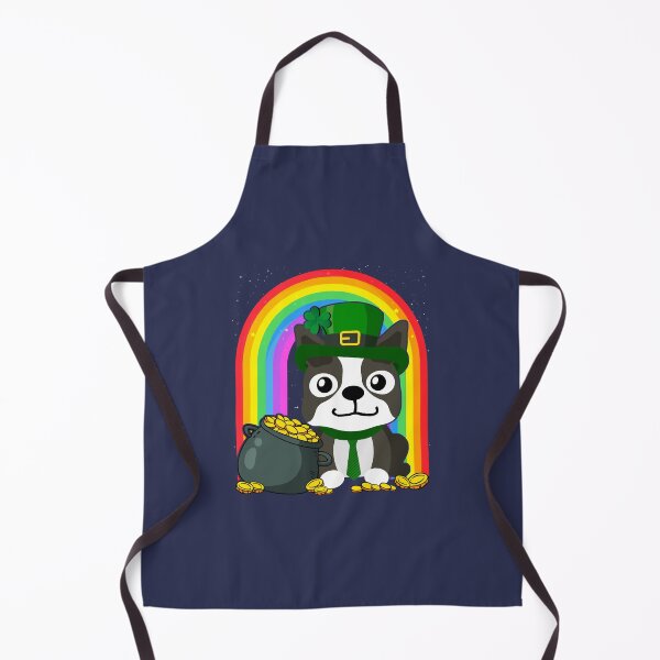 Item preview, Boston Terrier Rainbow Irish Clover St Patrick designed and sold by SurneYok.