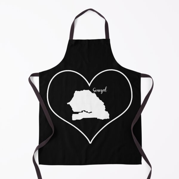 Item preview, Black heart map Senegal designed and sold by Astralia.