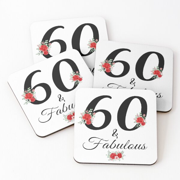 Item preview, 60 & Fabulous 60 Year Old Vintage Floral 1962 60th Birthday designed and sold by Bethemostbeauti.