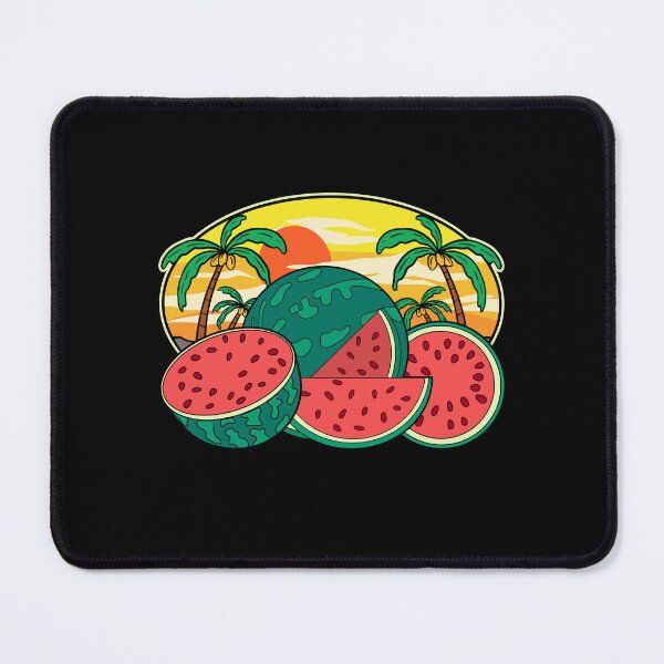 Item preview, Tropical Summer Sunset Palm Trees Exotic Fruit Watermelon designed and sold by bestshirtdesign.
