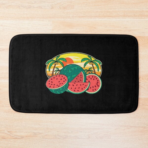 Item preview, Tropical Summer Sunset Palm Trees Exotic Fruit Watermelon designed and sold by bestshirtdesign.