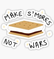 Make S'mores Not Wars Sticker