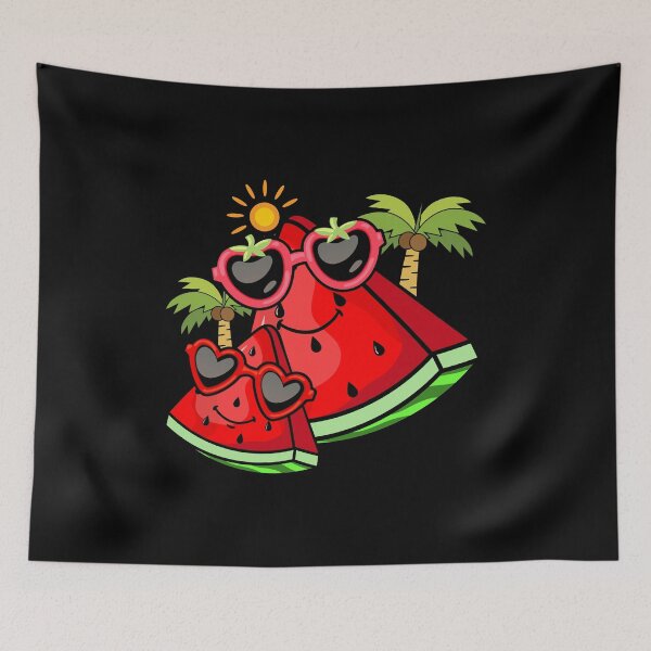 Item preview, Palm Trees Exotic Summer Tropical Fruit Melon Funny Watermelon designed and sold by bestshirtdesign.