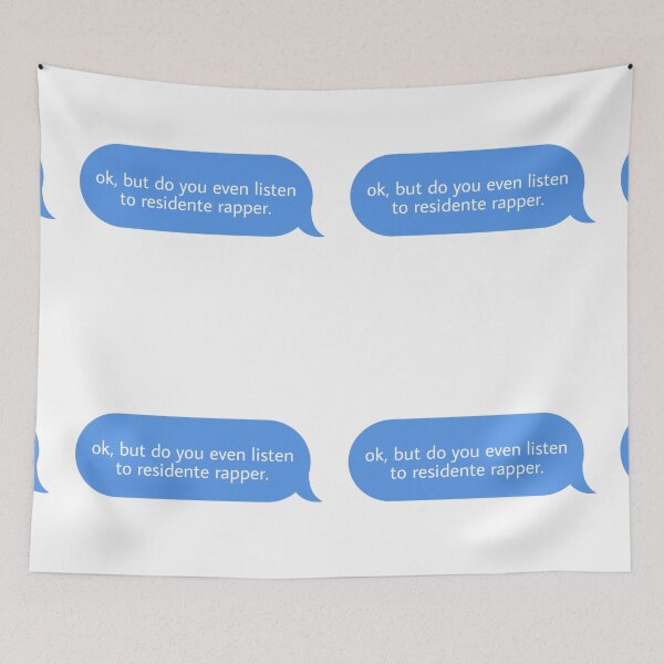 Item preview,  ok but do you even listen to residente rapper  designed and sold by Textcallout.
