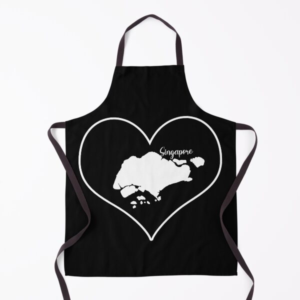 Item preview, Black Heart Map Singapore designed and sold by Astralia.