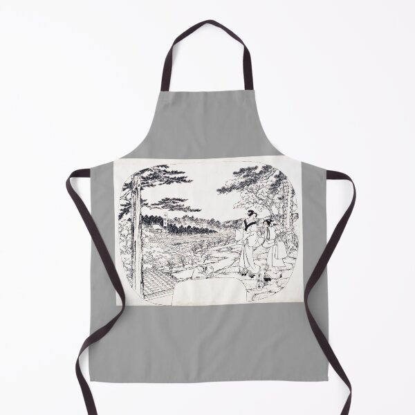 Item preview, Two Women Admiring the Sights from a Vantage Point Overlooking the Zenpukuji Temple (Restored Japanese Artwork) designed and sold by PromoteProgress.