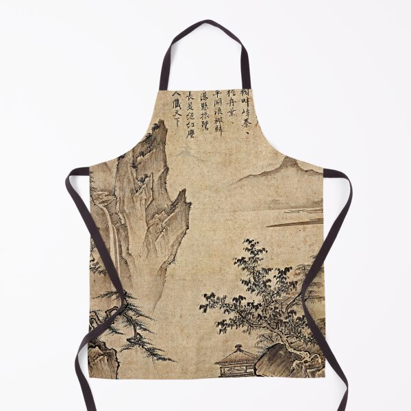 Item preview, Landscape with Pavilion (Restored Japanese Artwork) designed and sold by PromoteProgress.