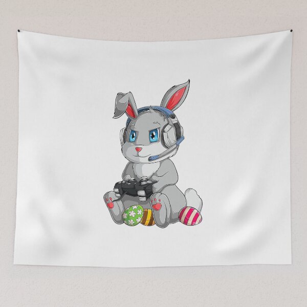 Aperçu de l'œuvre Joyeuses Pâques 2022 Bunny Egg Funny Boys Girls Kids Gamer créée et vendue par PhillipsA12.
