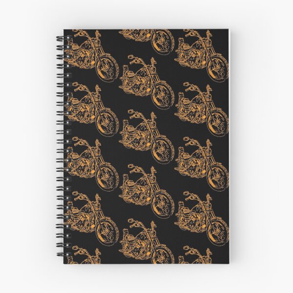 Item preview, Moto Damask in Orange on Black designed and sold by studiozandra.