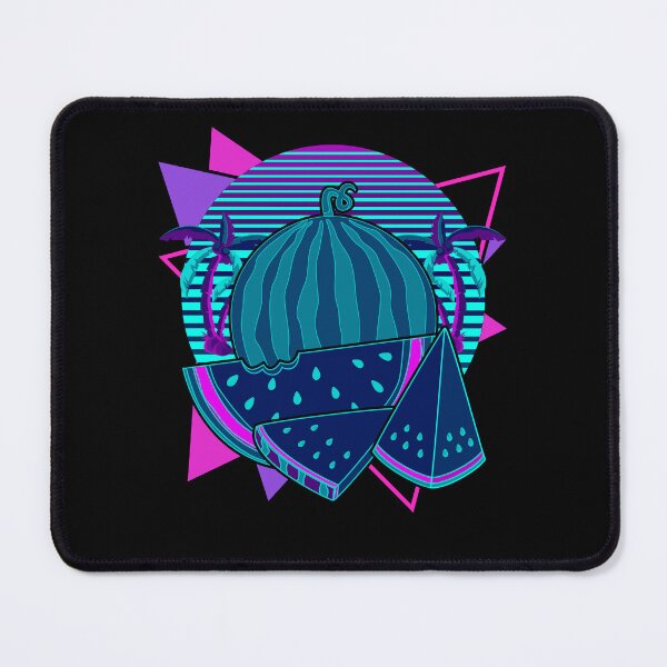 Item preview, Vaporwave Vibe Tropical Summer Fruit Melon Exotic Watermelon designed and sold by bestshirtdesign.