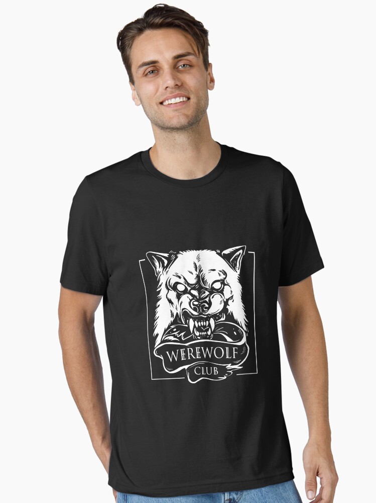 T-shirt essentiel for Sale avec l'œuvre « Club du loup-garou » de