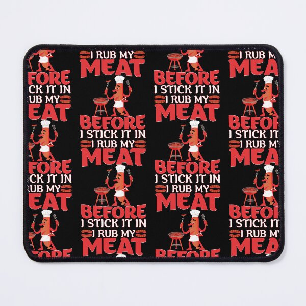 Item preview, I Rub My Own Meat Funny Retro Barbecue Meat Grilling Lovers designed and sold by Theparticular.