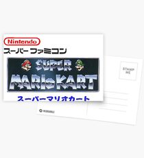 Mario Kart logo v2 Postcards
