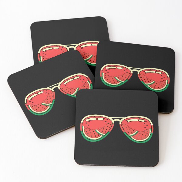 Item preview, Funny Melon Sunglasses Tropical Summer Fruit Watermelon designed and sold by bestshirtdesign.