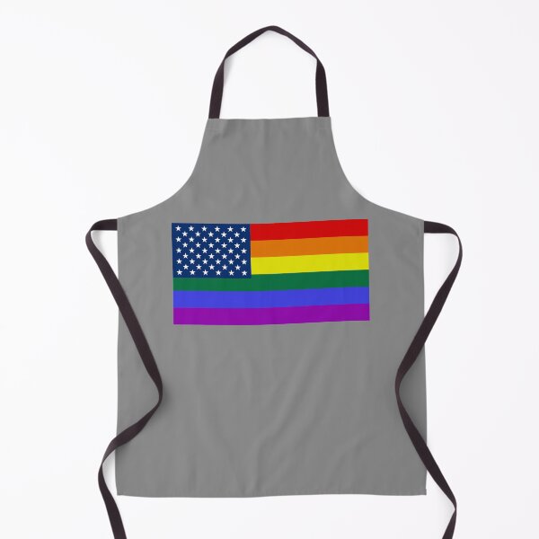 Item preview, Rainbow American Flag, LGBT flag designed and sold by PromoteProgress.