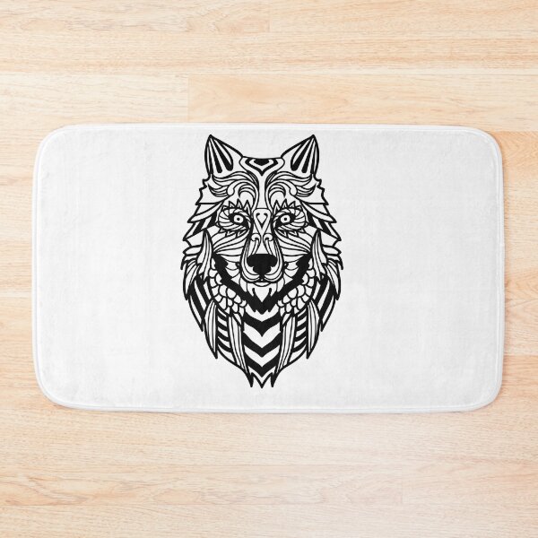 Item preview, Zentangle wolf designed and sold by shiranthathilak.