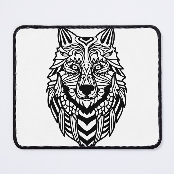 Item preview, Zentangle wolf designed and sold by shiranthathilak.