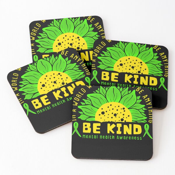 Item preview, Be Kind Green Ribbon Sunflower Mental Health Awareness designed and sold by rileyamiy.