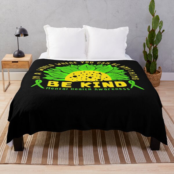 Item preview, Be Kind Green Ribbon Sunflower Mental Health Awareness designed and sold by rileyamiy.