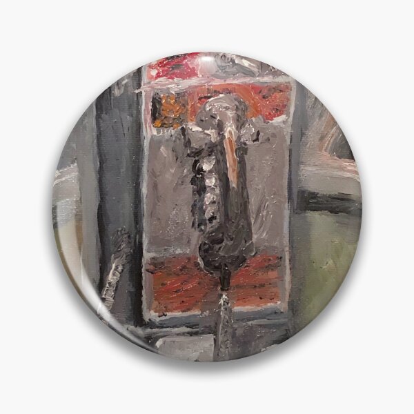 Item preview, Mojave Desert Phone Booth Oil Painting telephone payphone designed and sold by JTony.