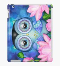Owl in Lotus Pond iPad Case/Skin
