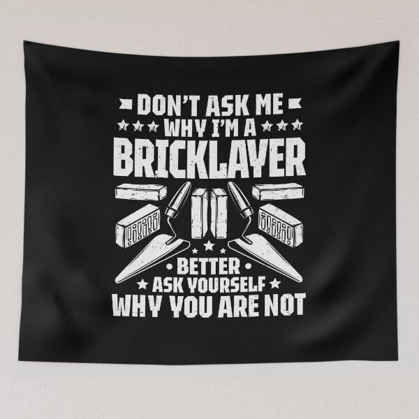 Item preview, Bricklayer Mason Brickmason Blockmason Brickwork designed and sold by Krautshirts.