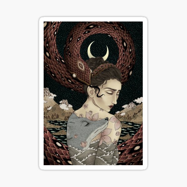 Serenity of Chaos Sticker