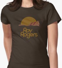 Roy Rogers (distressed for dark shirts) Women's Fitted T-Shirt