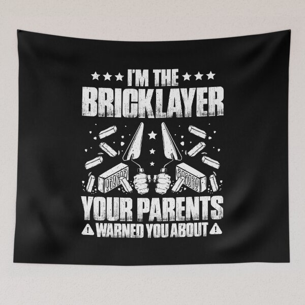 Item preview, Bricklayer Mason Brickmason Blockmason Brickwork designed and sold by Krautshirts.
