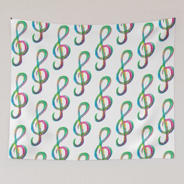Item preview, Treble clef designed and sold by Alice-Moonbliss.