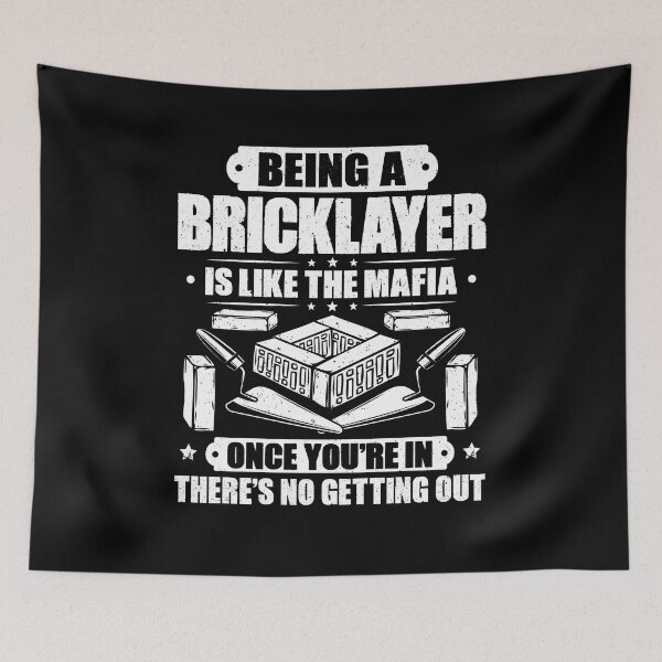 Item preview, Bricklayer Mason Brickmason Blockmason Brickwork designed and sold by Krautshirts.