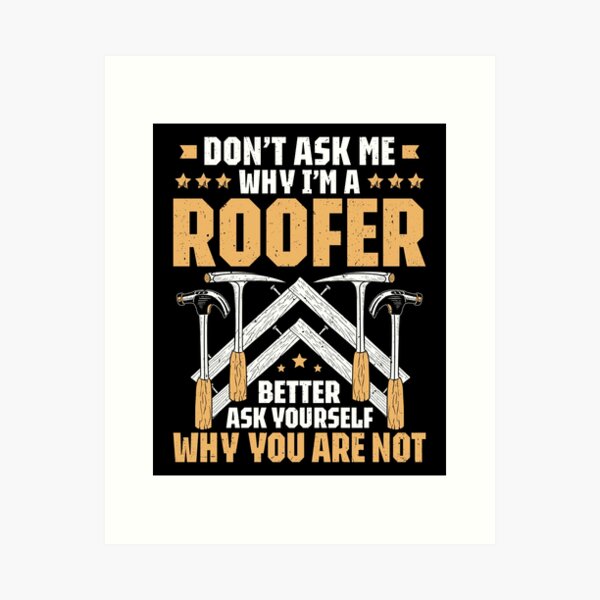 Item preview, Roofer Roofing Slater Roof Tiler Thatcher designed and sold by Krautshirts.