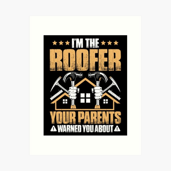 Item preview, Roofer Roofing Slater Roof Tiler Thatcher designed and sold by Krautshirts.