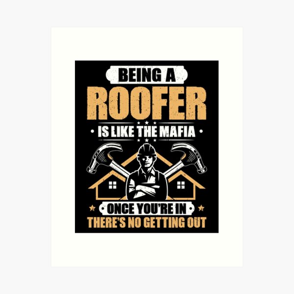 Item preview, Roofer Roofing Slater Roof Tiler Thatcher designed and sold by Krautshirts.