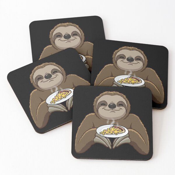 Item preview, Sloth Hawaiian Ham Pineapple Pizza designed and sold by jonmlam.