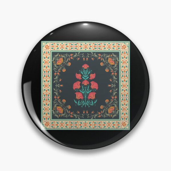 Item preview, Mughal Inspired Floral Print Pattern designed and sold by AppareIIndustry.