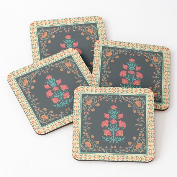 Item preview, Mughal Inspired Floral Print Pattern designed and sold by AppareIIndustry.
