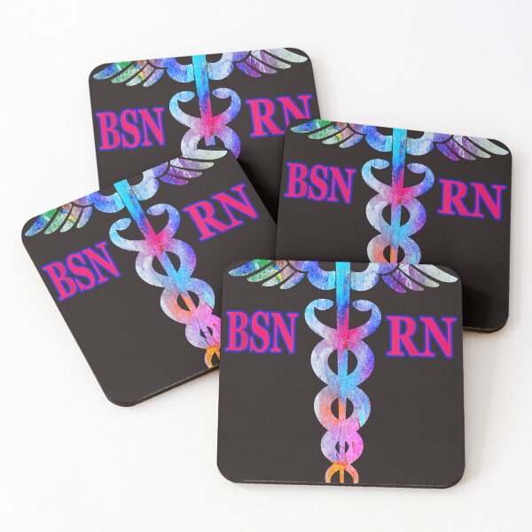 Item preview, BSN Registered Nurse RN Caduceus Nursing Emblem Graphic designed and sold by LauraMull.