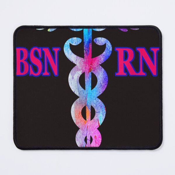 Item preview, BSN Registered Nurse RN Caduceus Nursing Emblem Graphic designed and sold by LauraMull.