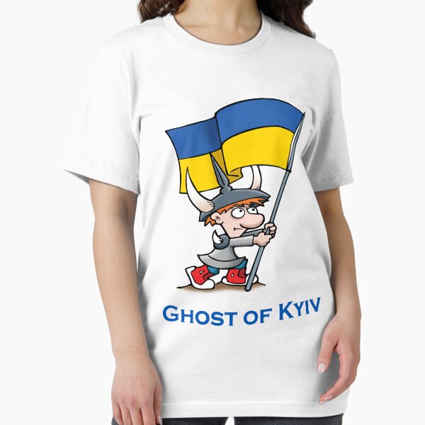 Item preview, Freedom Ukraine - Ukraine Warrior Flag Ghost Of Kyiv designed and sold by DebbieLoucks2.