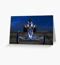 Nostalgia Top Fuel Dragster 1 Greeting Card