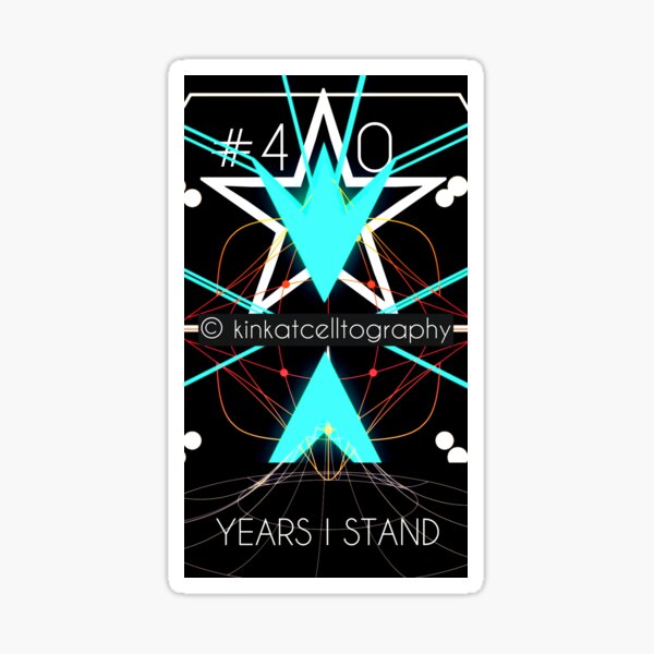 Item preview, #40YEARSISTAND - Turq A-row designed and sold by kinkatstyle.