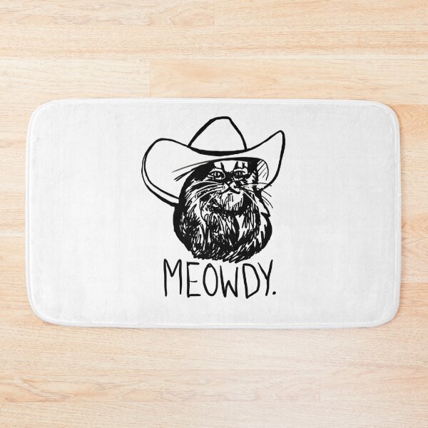 Item preview, Meowdy Texas Cat Meme Sticker designed and sold by AmanRifaai.