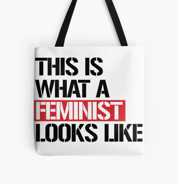 This is what a feminist looks like All Over Print Tote Bag