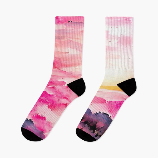 Item preview, Watercolor Pink Sunrise designed and sold by Arkneer.