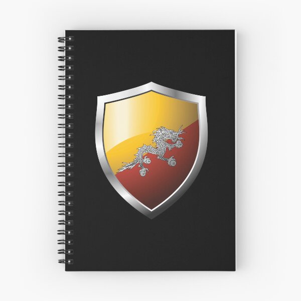 Item preview, Strong Bhutan Flag Shield Country designed and sold by HelloFromAja.